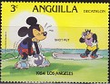 Anguilla - 1984 - Walt Disney - 3 ¢ - Multicolor - Walt Disney, Olympic Games, Decathlon - Scott 561 - 0